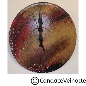 Fire Within Art Wall Clock
