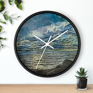 Serene Harbour Wall clock