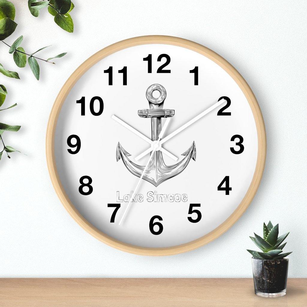 Lake Simcoe Anchor Wall clock - Munchkin Place Shop 