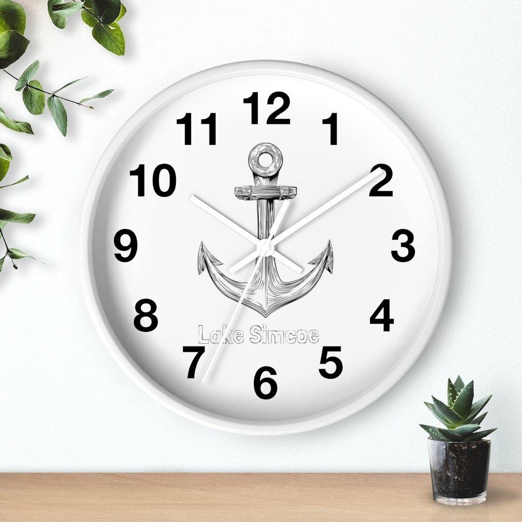 Lake Simcoe Anchor Wall clock - Munchkin Place Shop 