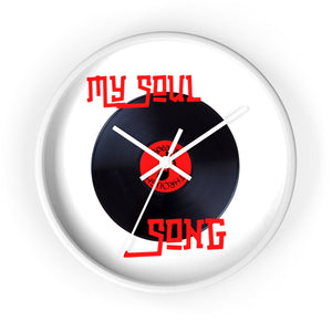 My Soul Speaks Through Song Wall clock