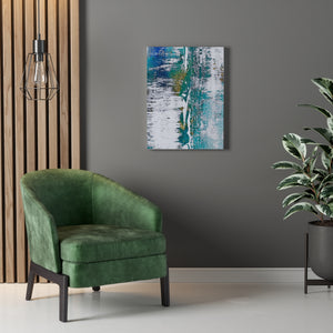 An Artist's Eye (Hint of Turquoise) 18 x 24 Gallery Wrapped Canvas Print