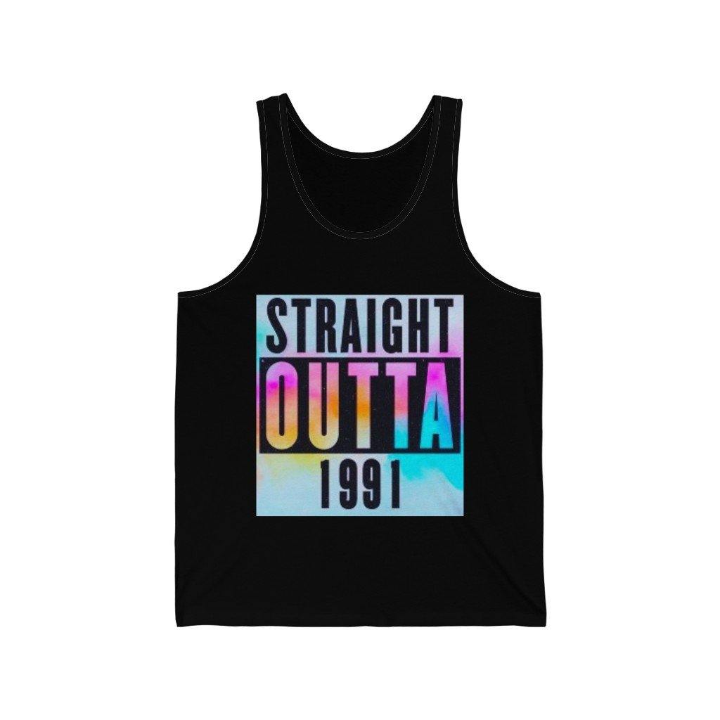 Straight Outta 1991 Unisex Jersey Tank - Munchkin Place Shop 