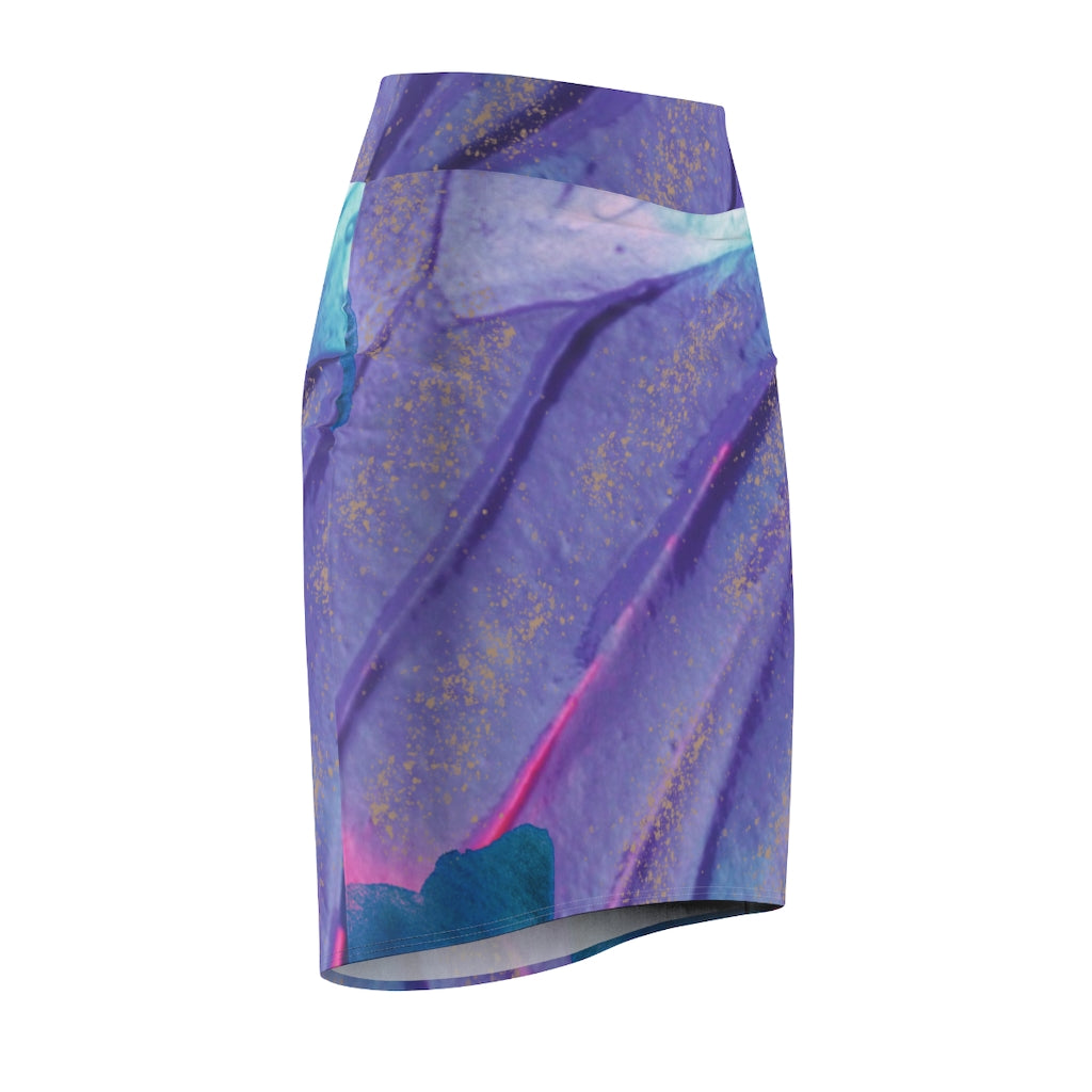 Light Upon Blooms Women's Pencil Skirt