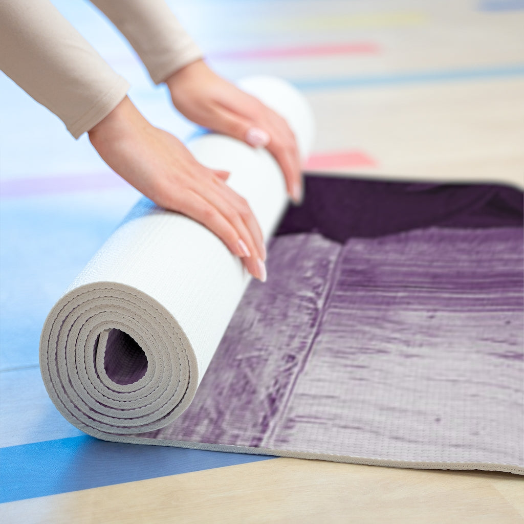 WSW in Plum Foam Yoga Mat