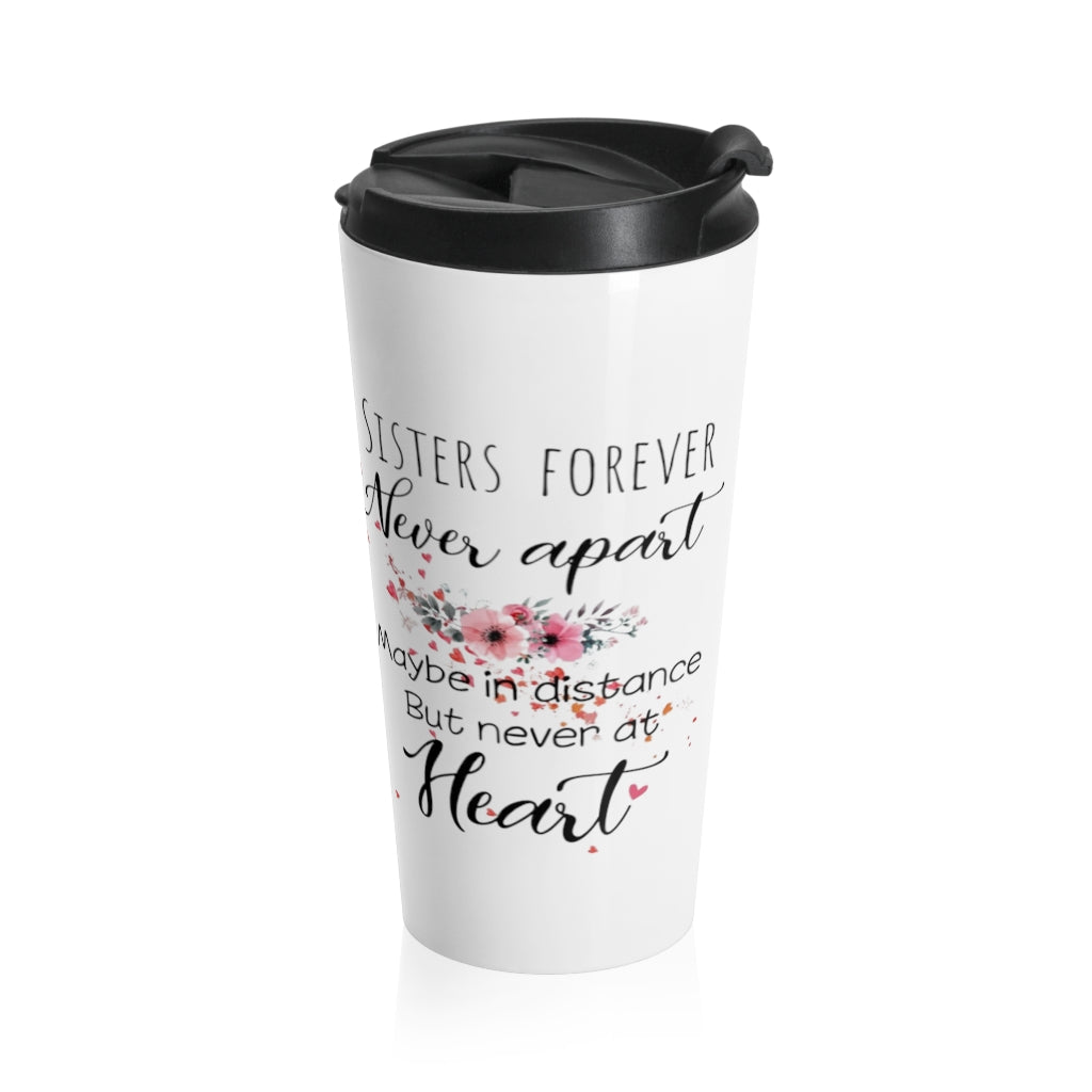 Customizable Sister's Stainless Steel Travel Mug