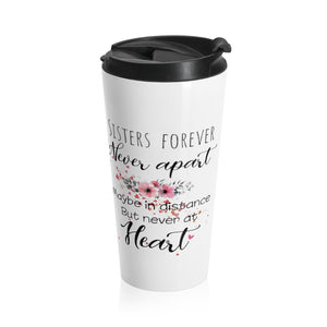 Customizable Sister's Stainless Steel Travel Mug