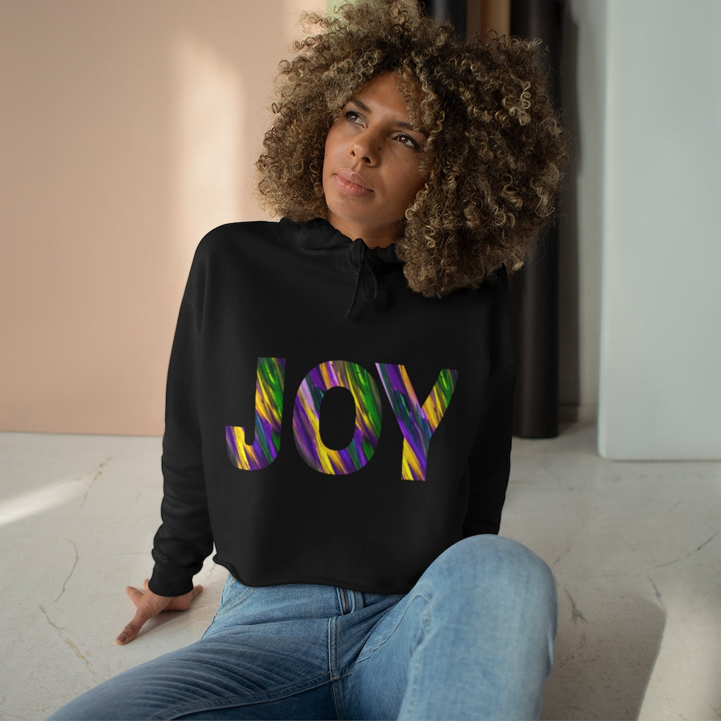 Joy Crop Hoodie