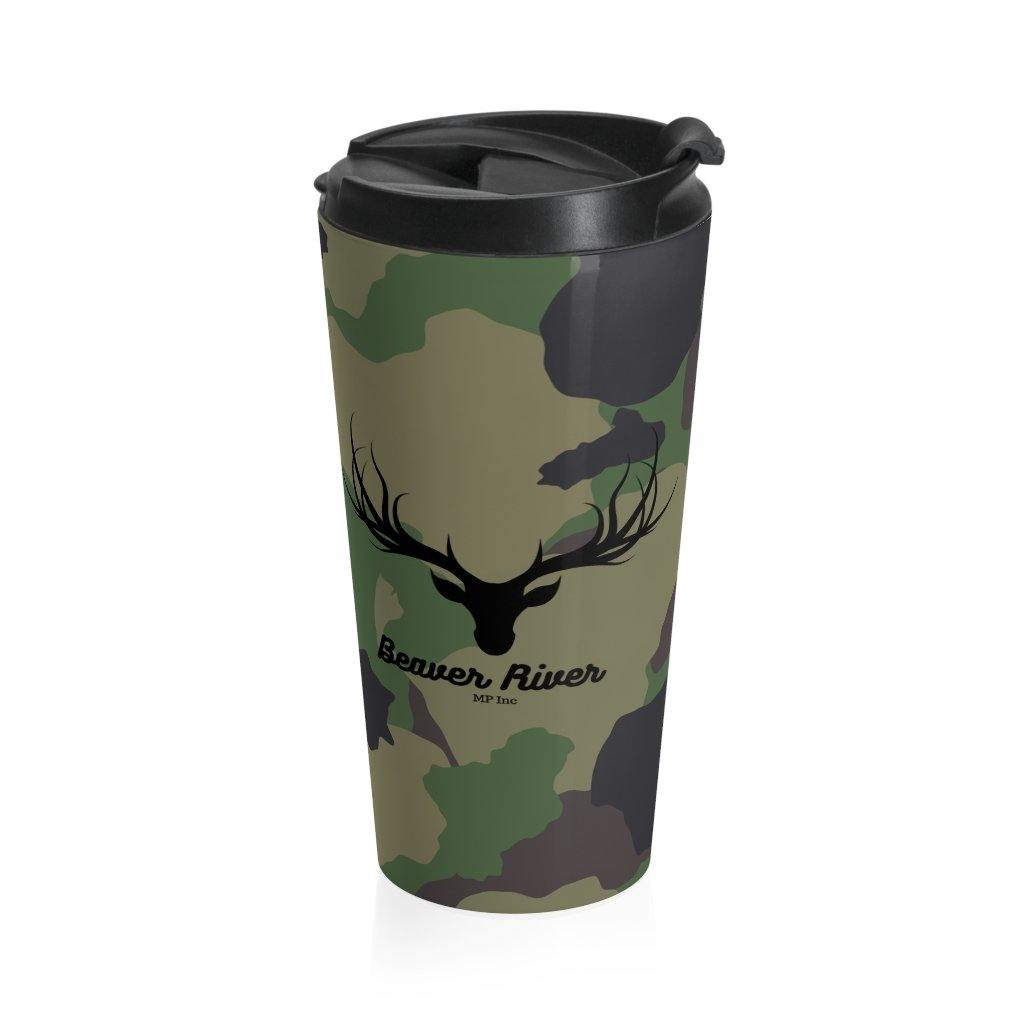 Beaver River Camo Stainless Steel Travel Mug MP Inc - Munchkin Place Shop 