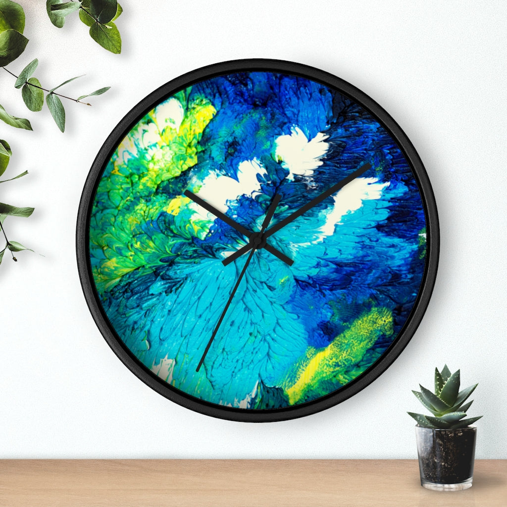 Transcendent Water Lily Wall clock
