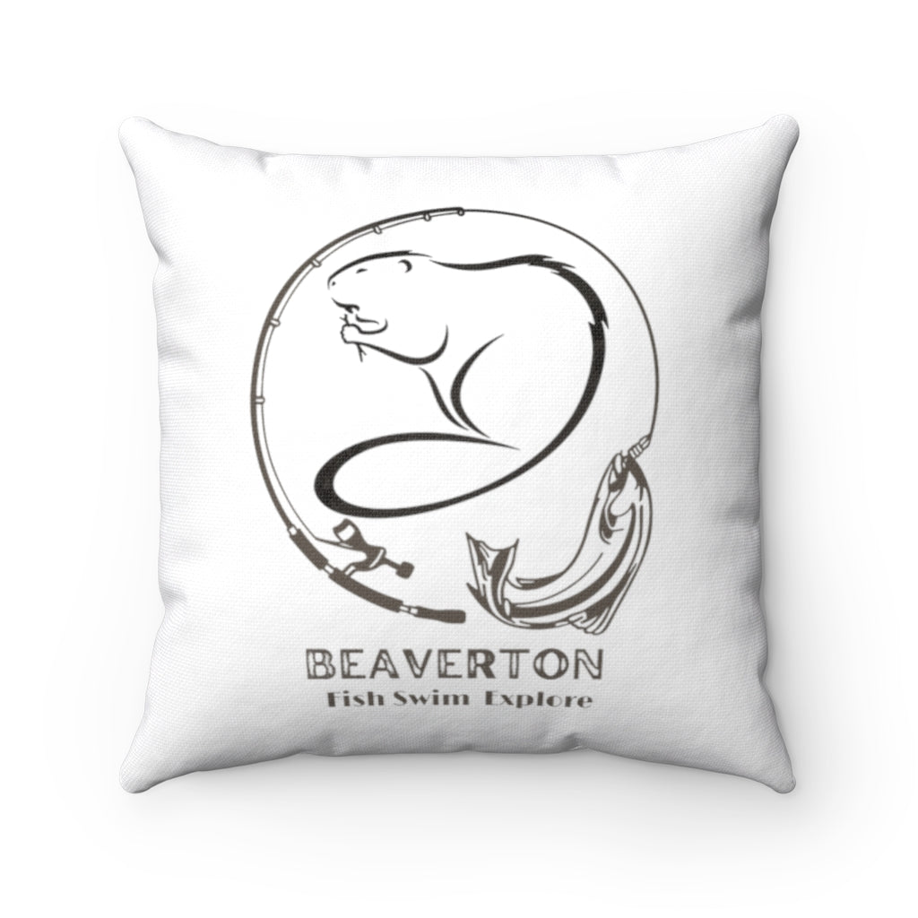 Beaverton Square Pillow in White