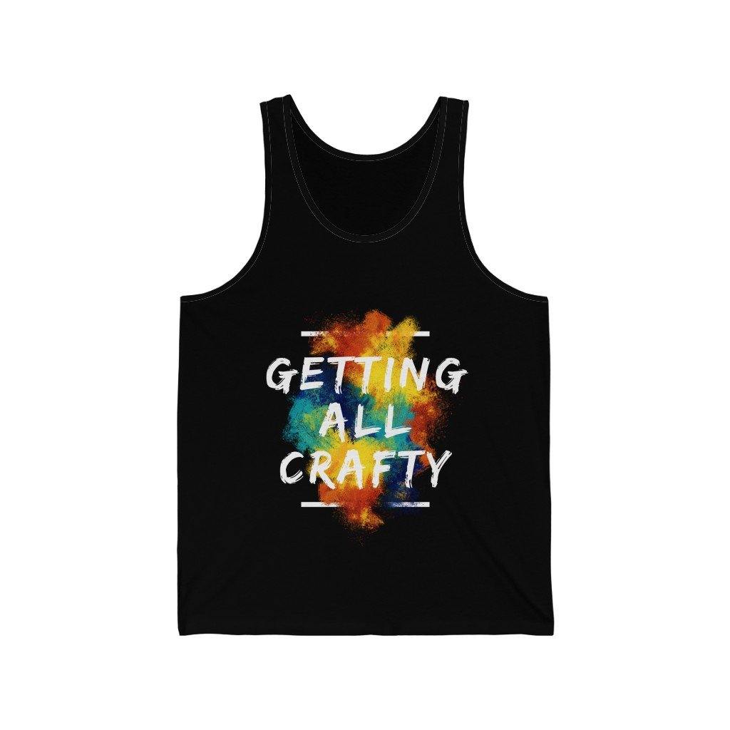 Getting All Crafty Unisex Jersey Tank BB - Munchkin Place Shop 