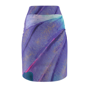 Light Upon Blooms Women's Pencil Skirt