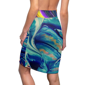 Torrent Tide Women's Pencil Skirt