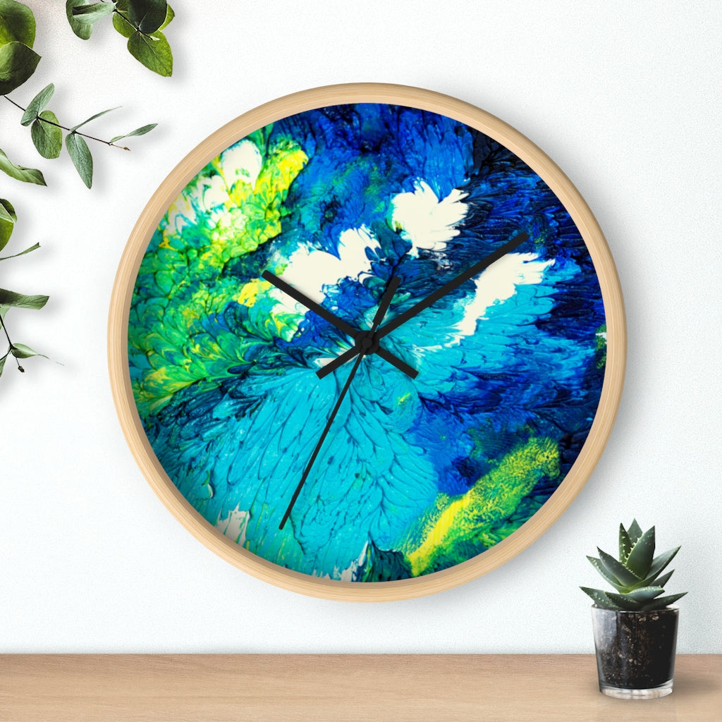 Transcendent Water Lily Wall clock