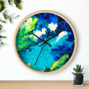 Transcendent Water Lily Wall clock