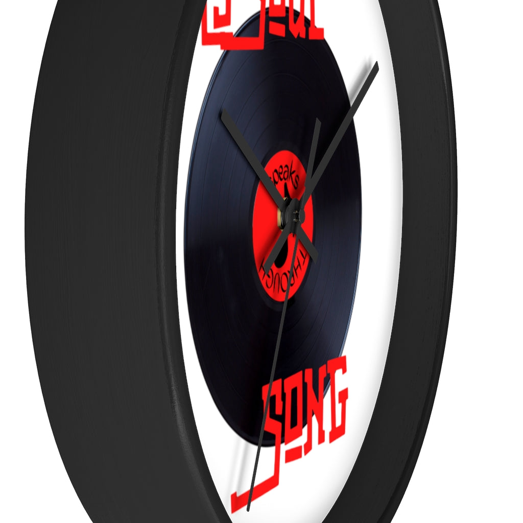My Soul Speaks Through Song Wall clock