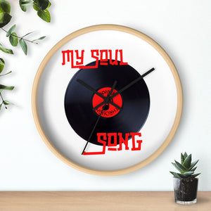 My Soul Speaks Through Song Wall clock