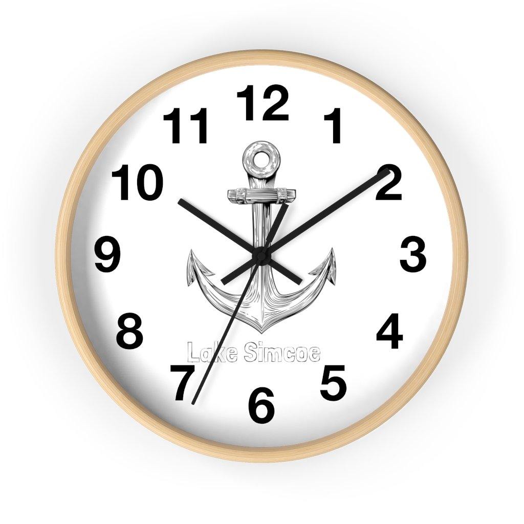 Lake Simcoe Anchor Wall clock - Munchkin Place Shop 