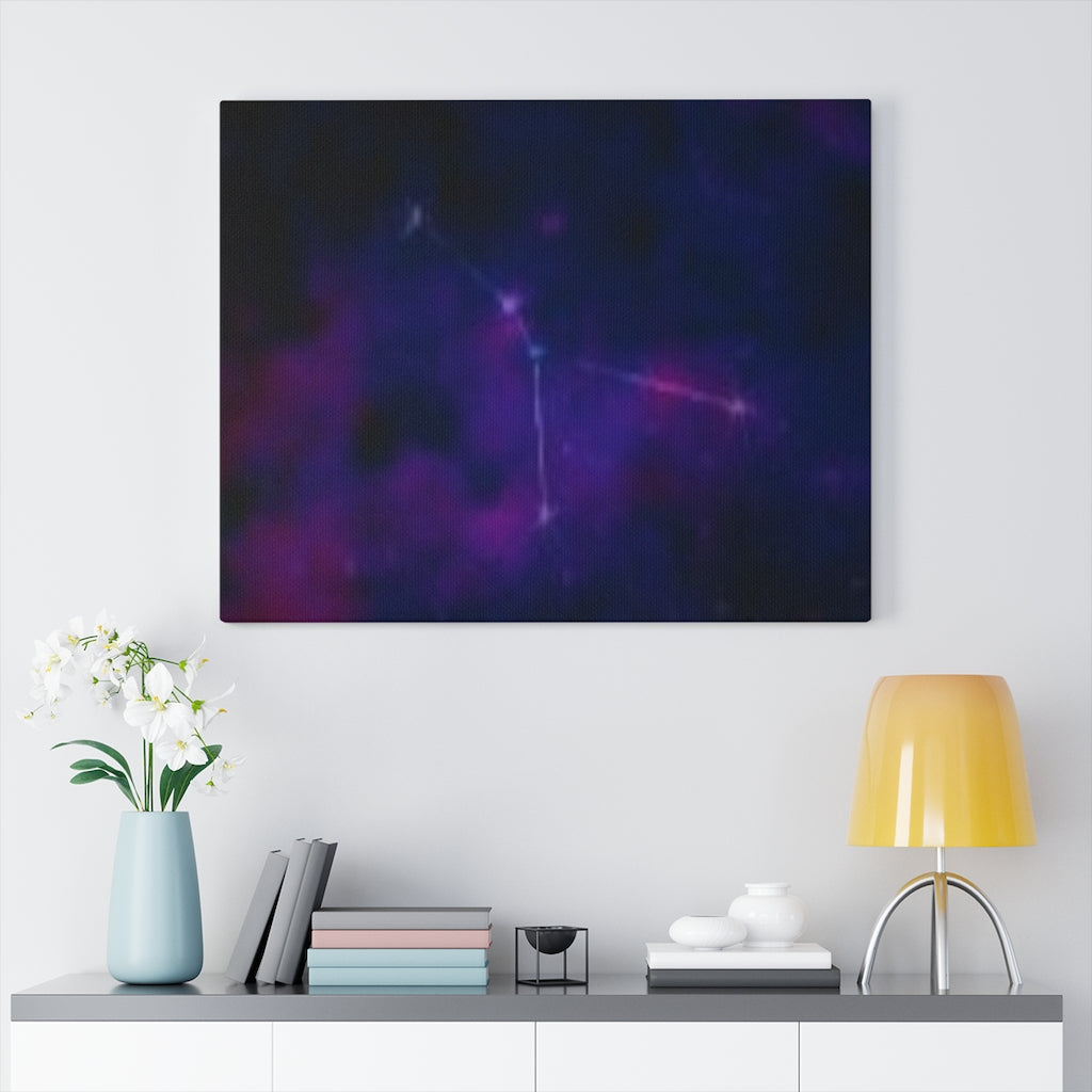 Cancer Constellation Gallery Wrapped Canvas Print