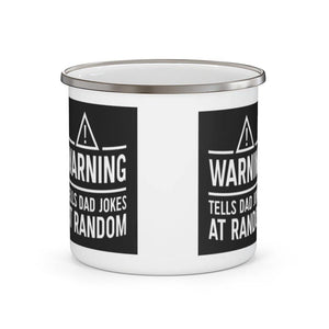 Dad Jokes Enamel Camping Mug - Munchkin Place Shop 