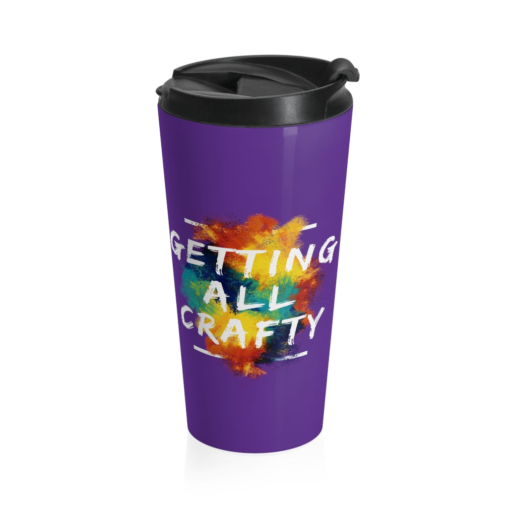 Getting All Crafty Stainless Steel Travel Mug