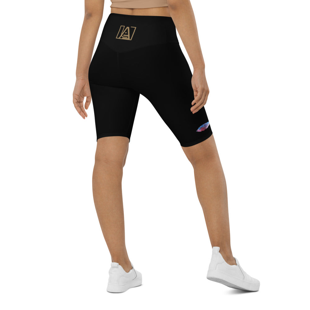 Notes In The Dark Biker Shorts