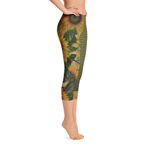 Sunflower Capri Leggings