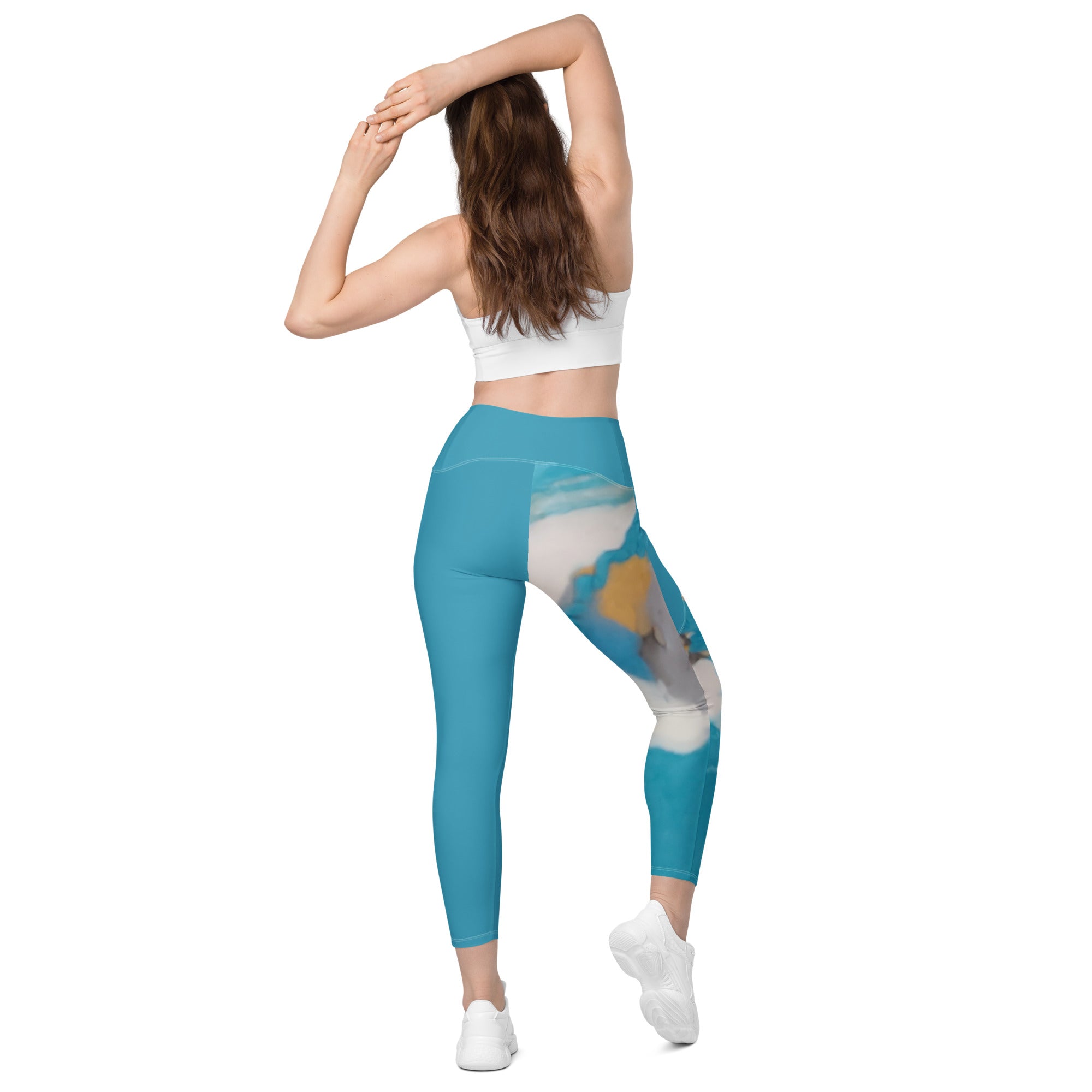 Clouds Crossover leggings with pockets