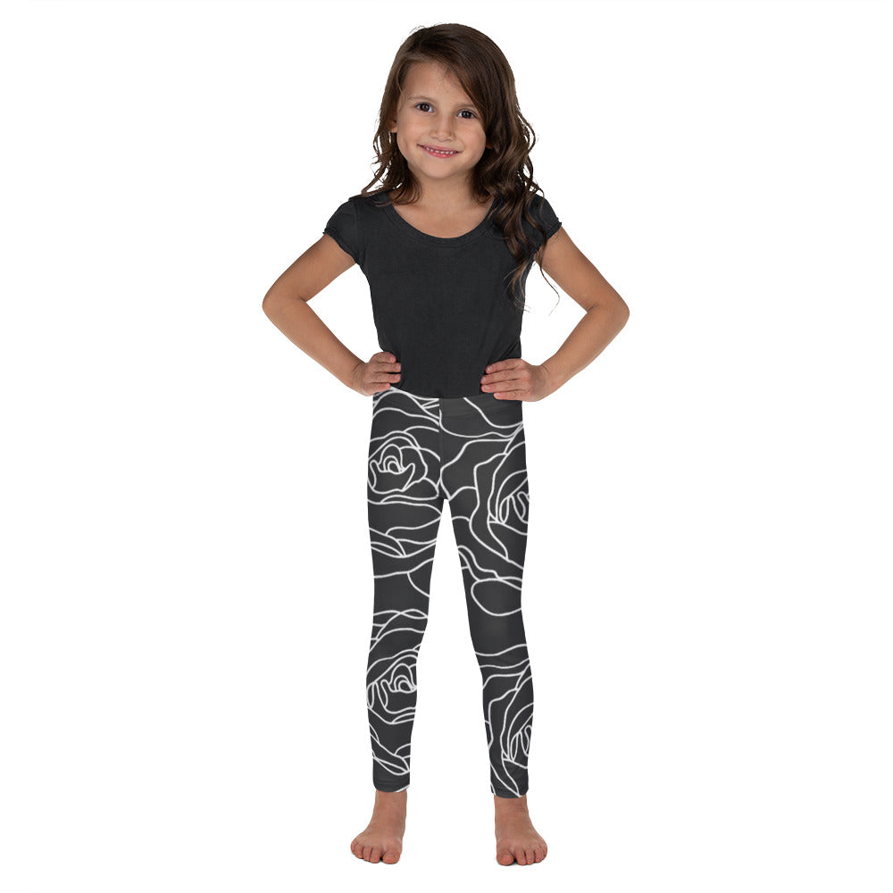 Kids online black leggings
