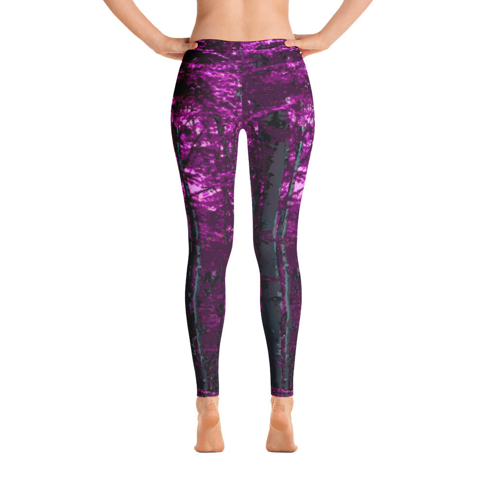 Into the Woods Leggings Fairy Forest Pink