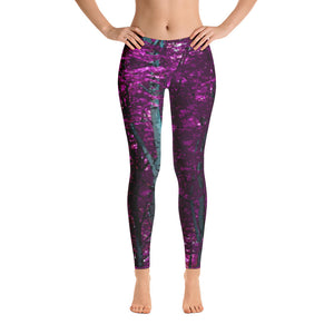 Into the Woods Leggings Fairy Forest Pink