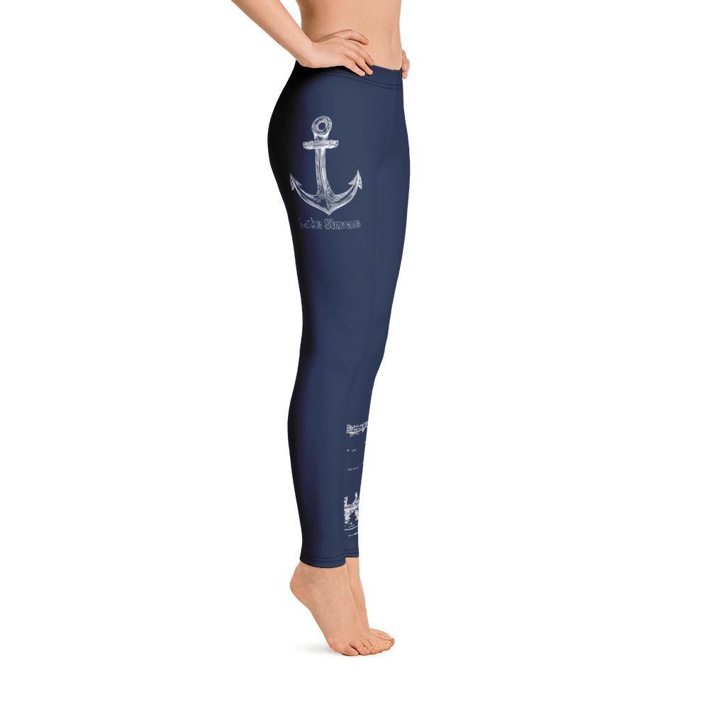 Lake Simcoe Anchor Navy Leggings – Munchkin Place Shop