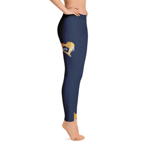 Mom Life Open Heart of Gold Leggings
