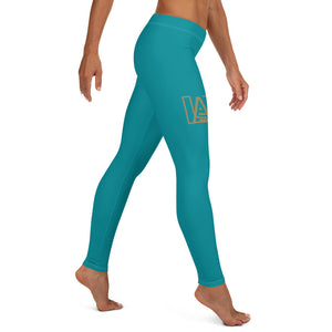 ICONIC Leggings in Eastern Blue