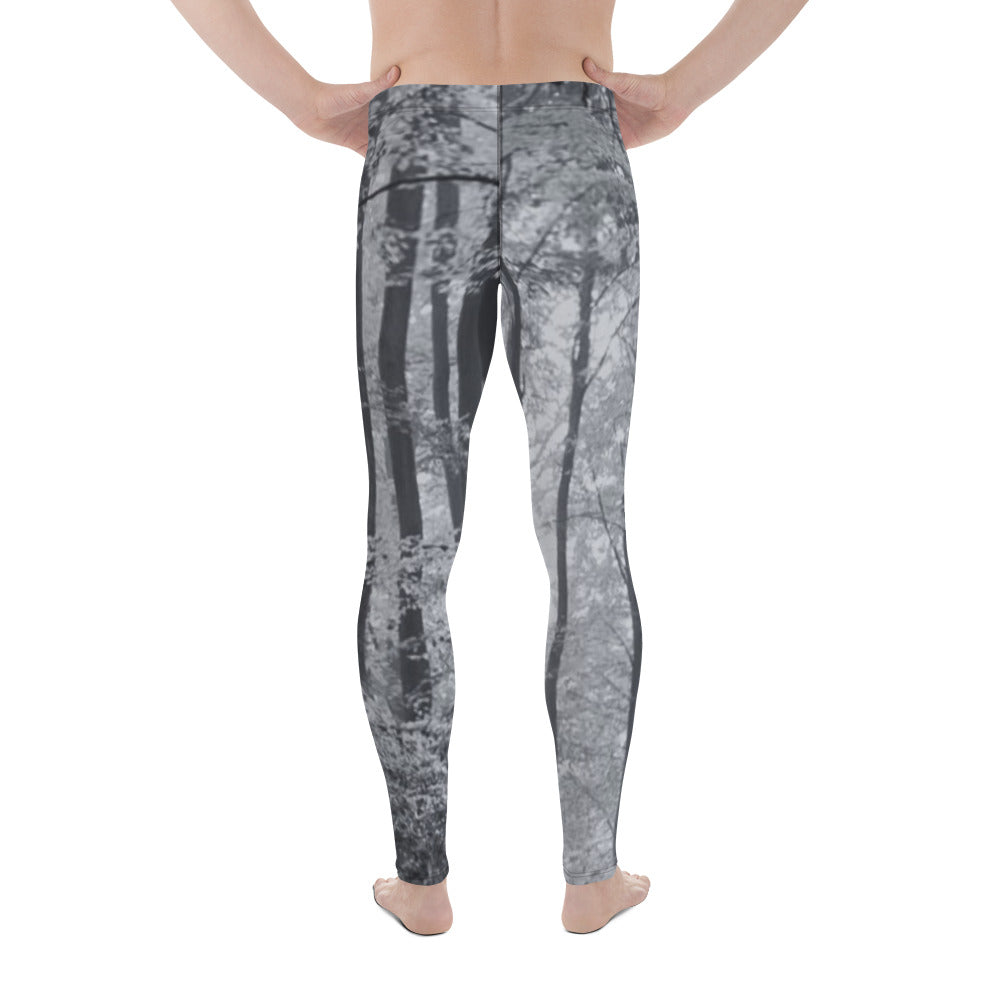 Into The Woods Men's Leggings in Grey