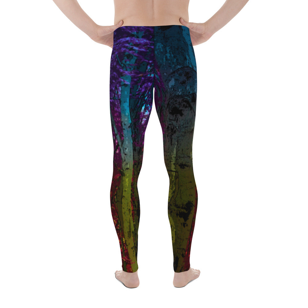 Into the Woods Men's Leggings Fairy Forest Mystic