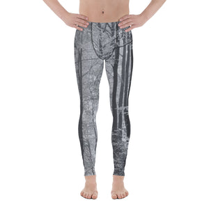 Into The Woods Men's Leggings in Grey