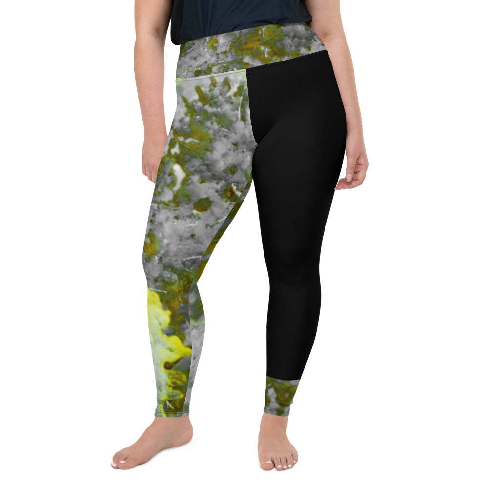 Bloom Within V Plus Size Leggings