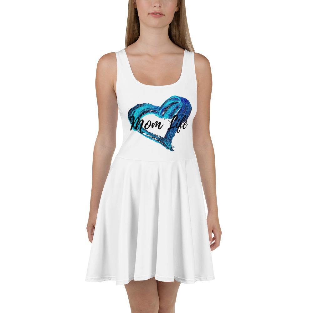 Mom Life Open Heart As Strong As The Ocean Skater Dress - Munchkin Place Shop 