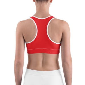 Beaverton Sports bra in Red