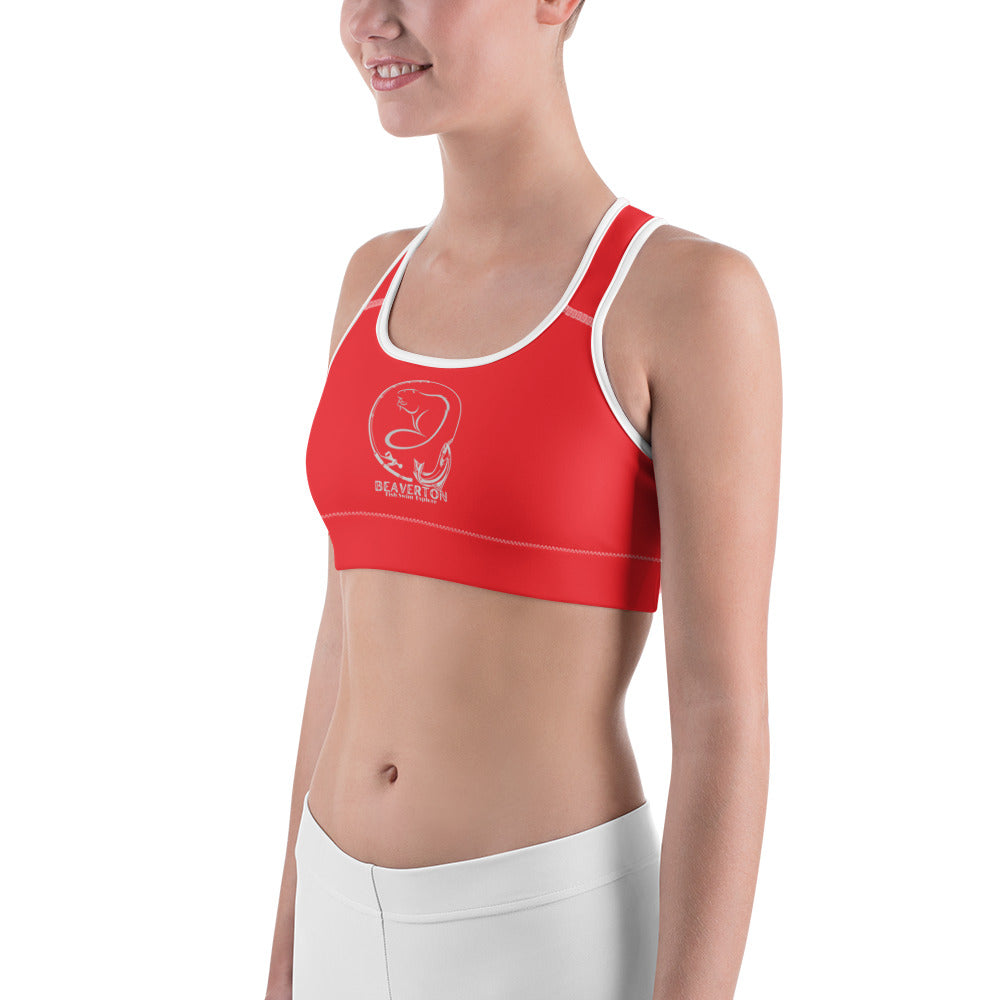 Beaverton Sports bra in Red