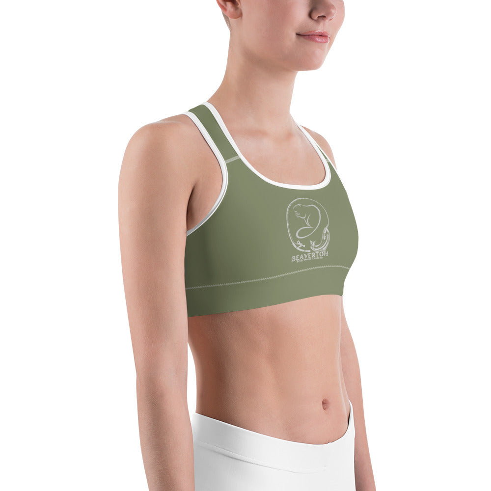 Beaverton Sports bra in Army