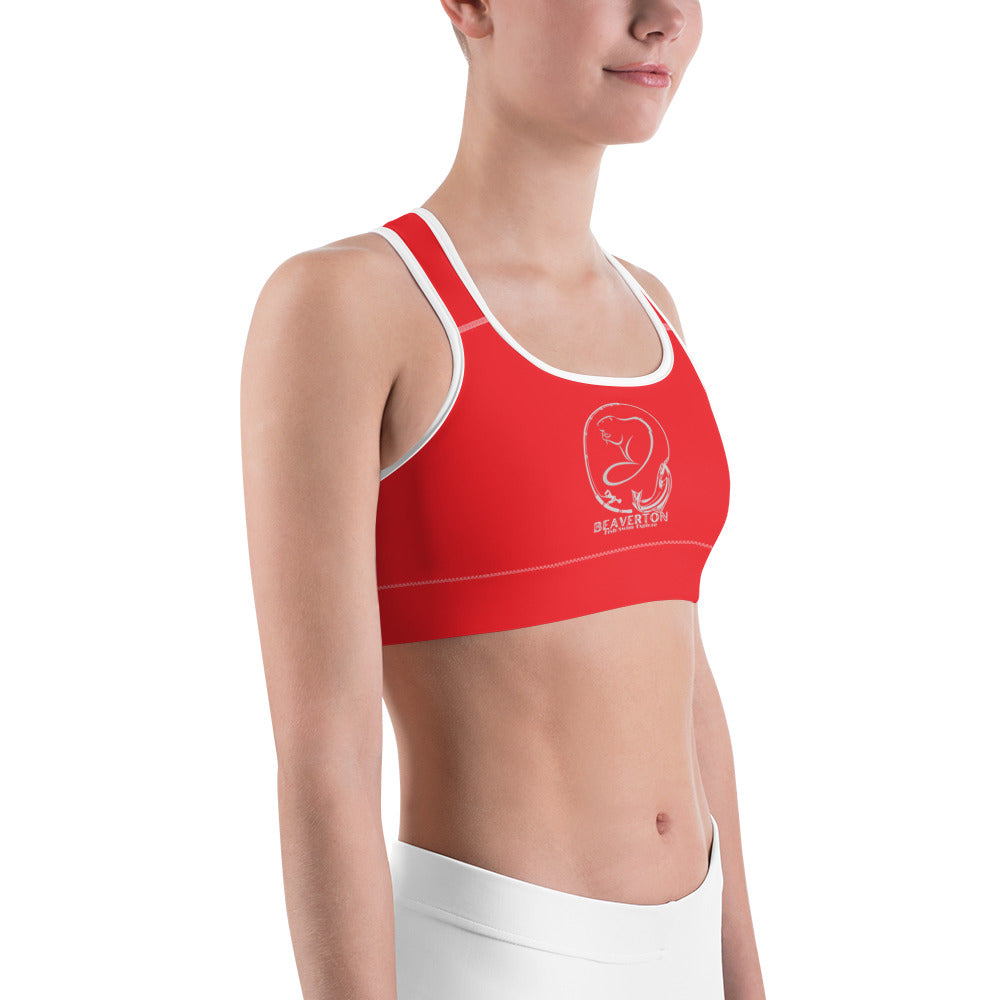 Beaverton Sports bra in Red