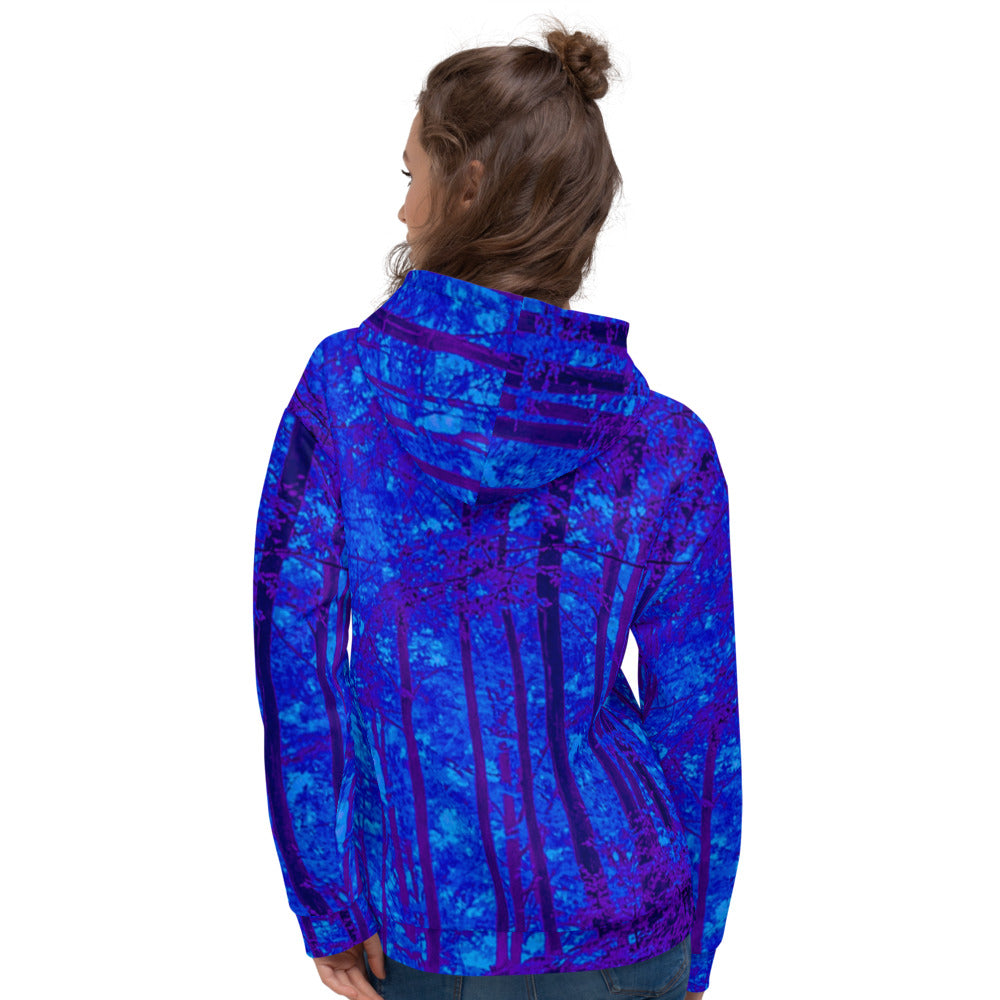 Into the Woods Mystical Blue Unisex Hoodie