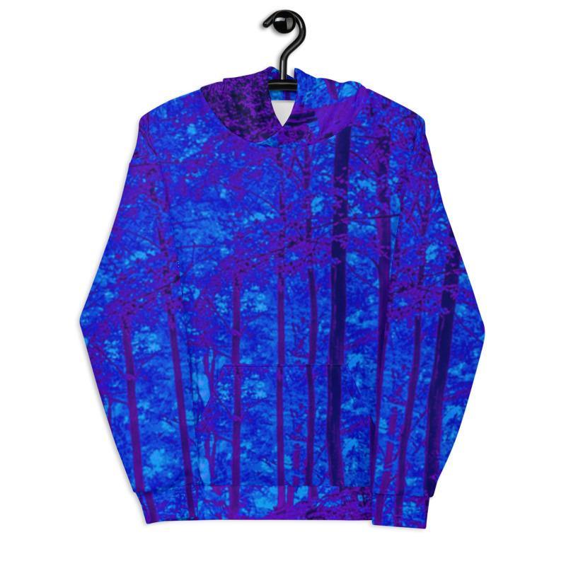 Into the Woods Mystical Blue Unisex Hoodie - Munchkin Place Shop 