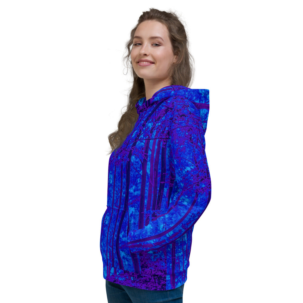 Into the Woods Mystical Blue Unisex Hoodie