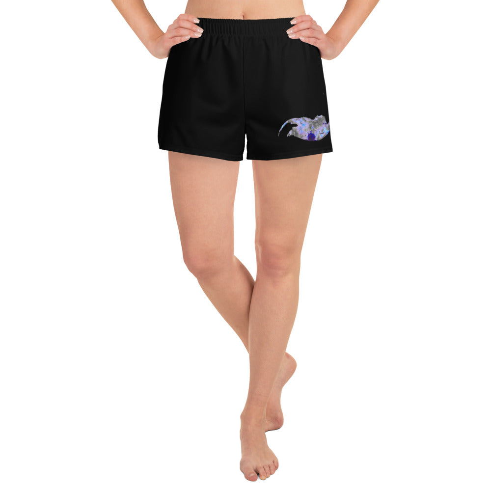 Bloom Within ll Women's Athletic Short Shorts Abstract