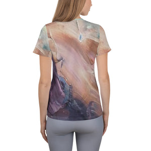 Pflaume Women's Athletic T-shirt