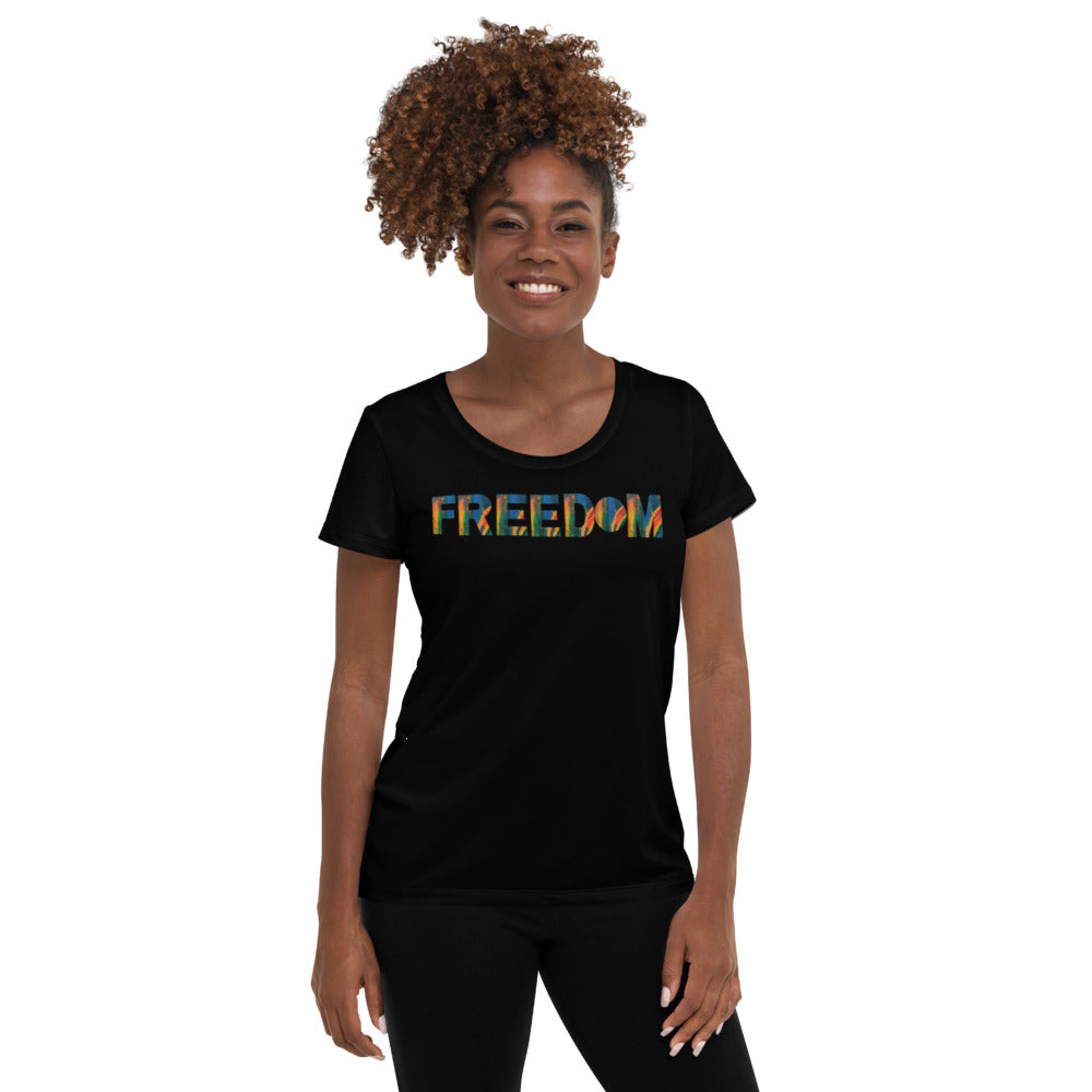 Freedom Women's Athletic T-shirt